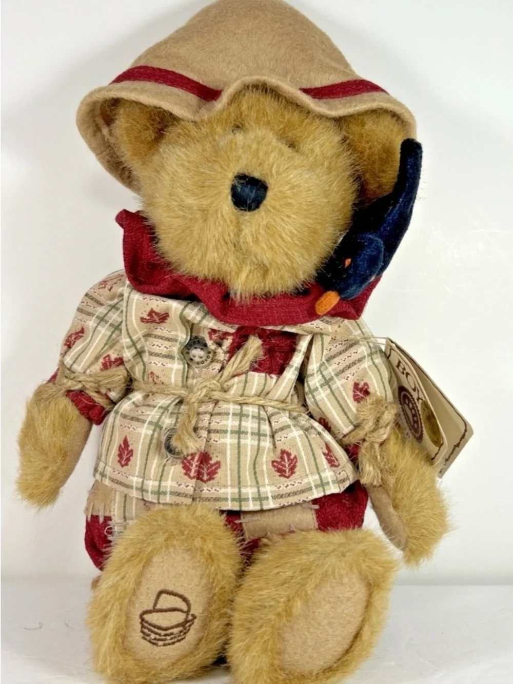 Longaberger Boyd's Bear Exclusive Rusty Scaredy Scarecrow Bear Limited 2001 NWT